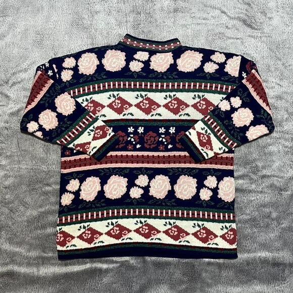 Vintage striped patterned crewneck sweater - Picture 5 of 7